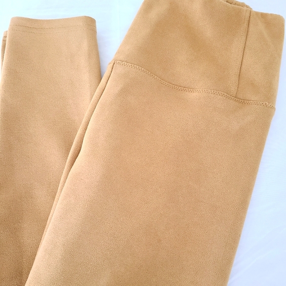 🔥 WINTER SALE - WILFRED FREE - Faux suede daria leggings in camel - Picture 3 of 9